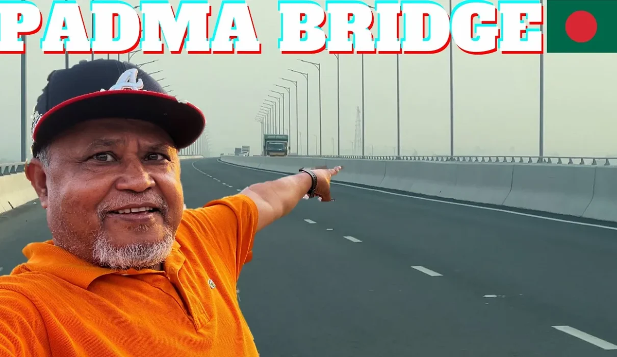 Padma Bridge across the Padma River in Bangladesh