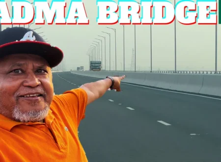 Padma Bridge across the Padma River in Bangladesh