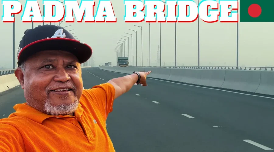 Padma Bridge across the Padma River in Bangladesh