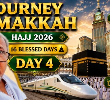 Pilgrim standing before the Kaaba at Masjid al-Haram in Makkah during Hajj 2026