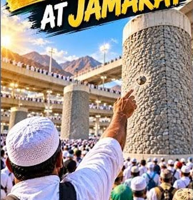 21 stones thrown at the three Jamarat during Hajj 2026 in Makkah