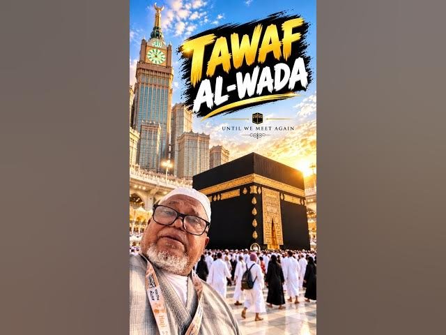 Pilgrims performing Tawaf al-Wada around the Holy Kaaba in Makkah during Hajj 2026