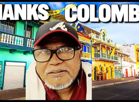 Traveler exploring the colorful streets and landscapes of Colombia during a seven-day adventure