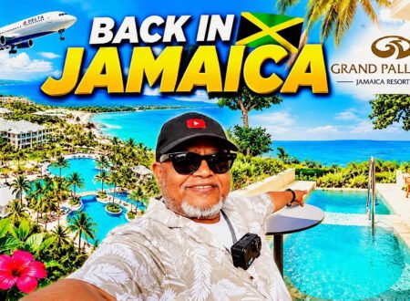 Family vacation arrival at Grand Palladium Jamaica Resort & Spa in Montego Bay, Jamaica